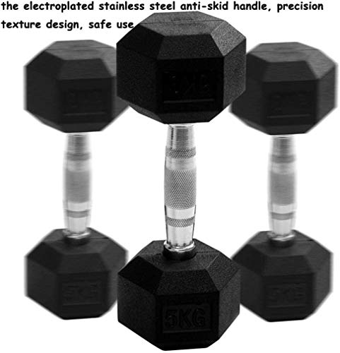 Lloow Mancuernas Mancuernas Fijas Hexagonales para Hombres Y Mujeres Equipos De Gimnasia para El Hogar Comercial Flexiones con Mancuernas De Goma Equipos Deportivos Auxiliares Men's Gifts