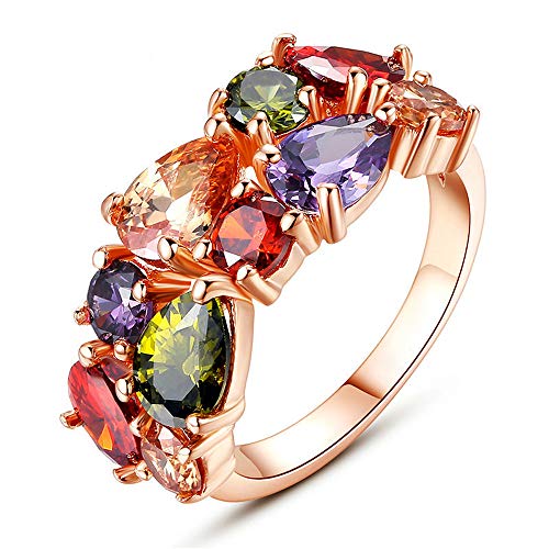 LLYY Juego de Joyas, Collar/Colgantes Pendientes Anillos Pulseras, para la Moda Las Mujeres Elegante Boda Banquetes Jewellery Set(4pack Set Colorful),6,8.5cm LLYY Juego de Joyas, Collar/Colgantes Pendientes Anillos Pulseras, para la Moda Las Mujeres Elegante Boda Banquetes Jewellery Set(4pack Set Colorful),6,8.5cm