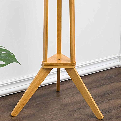 LM-Coat rack Perchero pie Perchero, bambú Perchero De pie 6 Ganchos para Entrada de Armario Pasillo Sala habitación,Woodcolor LM-Coat rack Perchero pie Perchero, bambú Perchero De pie 6 Ganchos para Entrada de Armario Pasillo Sala habitación,Woodcolor