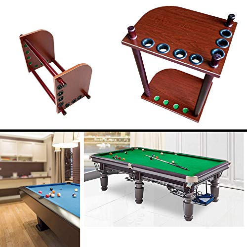 LMDX Estante para Tacos De Billar, Soporte De Piso Multifunción - para 7 Tacos Cue Pool Rack Y Más Espacio De Almacenamiento, Estilo Redwood, Taco De Billar Bastidores LMDX Estante para Tacos De Billar, Soporte De Piso Multifunción - para 7 Tacos Cue Pool Rack Y Más Espacio De Almacenamiento, Estilo Redwood, Taco De Billar Bastidores
