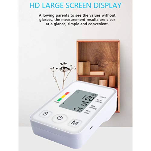 LMEIL Monitor de presión Arterial de la Parte Superior del Brazo, medidor Digital automático de presión Arterial, con Altavoz para 2 usuarios, Memoria de 120 lecturas, Pantalla retroiluminada LMEIL Monitor de presión Arterial de la Parte Superior del Brazo, medidor Digital automático de presión Arterial, con Altavoz para 2 usuarios, Memoria de 120 lecturas, Pantalla retroiluminada