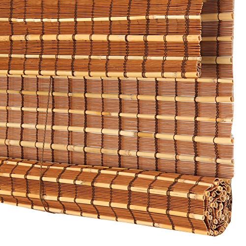 LMM Sombreado De Ventana Persiana De Bambú Estores Enrollable, Junco Hecho A Mano Moda Sombrilla Perspectiva para Decoración Hogareña Sala Personalizable LMM Sombreado De Ventana Persiana De Bambú Estores Enrollable, Junco Hecho A Mano Moda Sombrilla Perspectiva para Decoración Hogareña Sala Personalizable