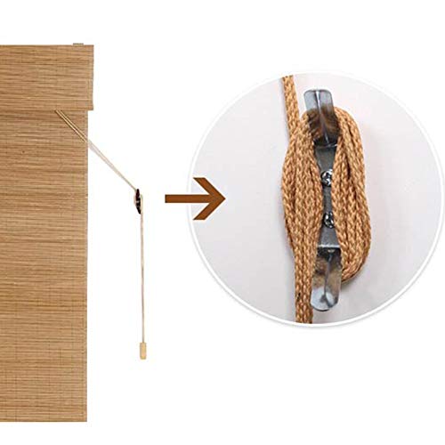 LMM Sombreado De Ventana Persiana De Bambú Estores Enrollable, Junco Hecho A Mano Moda Sombrilla Perspectiva para Decoración Hogareña Sala Personalizable LMM Sombreado De Ventana Persiana De Bambú Estores Enrollable, Junco Hecho A Mano Moda Sombrilla Perspectiva para Decoración Hogareña Sala Personalizable