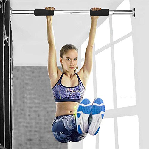 LMTXXS Barra de dominadas para interiores, barra de dominadas, ajustable, para sentarse, para entrenamiento de fitness, gimnasio, barra de dominadas, entrenamiento de puerta, para hombre, 62-100 cm LMTXXS Barra de dominadas para interiores, barra de dominadas, ajustable, para sentarse, para entrenamiento de fitness, gimnasio, barra de dominadas, entrenamiento de puerta, para hombre, 62-100 cm