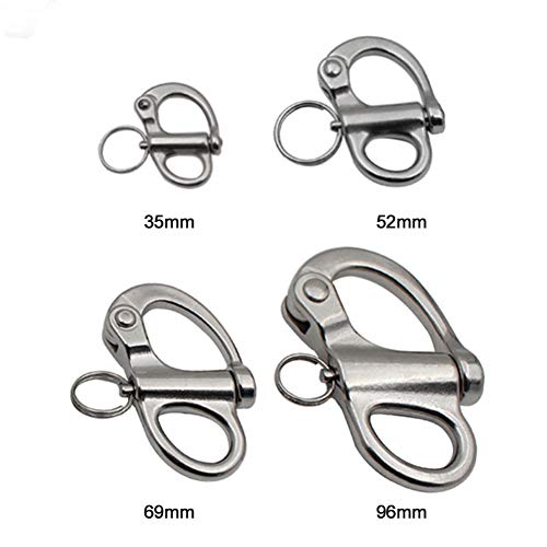 LNIMIKIY Mosquetón Giratorio Giratorio Liberación rápida Acero Inoxidable Barco marítimo Yate Extraíble Durable Navegación Gancho Resorte Herramientas Cadena Barco Dibujadas a Mano(69mm) LNIMIKIY Mosquetón Giratorio Giratorio Liberación rápida Acero Inoxidable Barco marítimo Yate Extraíble Durable Navegación Gancho Resorte Herramientas Cadena Barco Dibujadas a Mano(69mm)