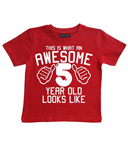 Lo que hay que tener una fantástica esta 5 años LOOKS LIKE OLD rojo palo de golf para niños 5th tamaño de la funda de con texto en inglés y T-de manga corta de mujer 5-6 años con un fotográfica en blanco