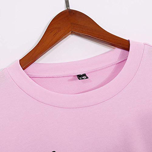 Loalirando Madre e Hija Hijo Sudadera Sin Capucha Camisa de Manga Larga para Estampado Corazón Top Camiseta de Cuello Redondo Primavera Otoño Invierno