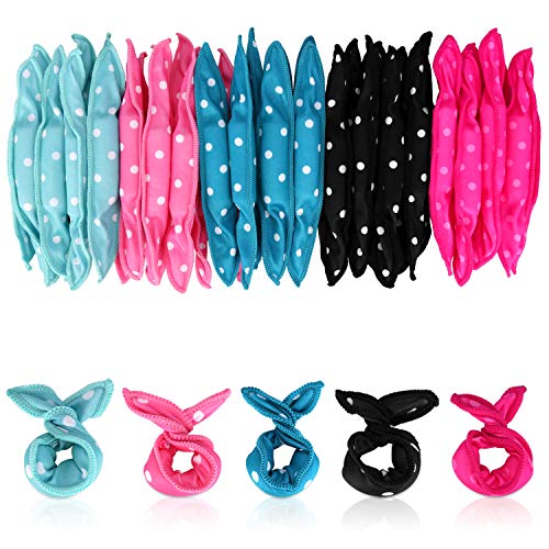 Locisne 40pcs=5Color*8pcs Espuma de rulos de esponja espuma flexible,Sin calor Rizadores cabello Almohada mágica Rodillos suaves Cuidado del cabello Herramientas bricolaje para peinar cómodas dormir Locisne 40pcs=5Color*8pcs Espuma de rulos de esponja espuma flexible,Sin calor Rizadores cabello Almohada mágica Rodillos suaves Cuidado del cabello Herramientas bricolaje para peinar cómodas dormir