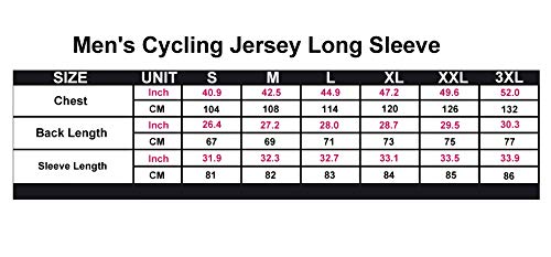 logas Maillot de ciclismo para hombre, de manga corta o larga, transpirable, para bicicleta, de secado rápido, para mountainbike, con bolsillos traseros, Hombre, Gradiente Naranja Manga Larga, XL logas Maillot de ciclismo para hombre, de manga corta o larga, transpirable, para bicicleta, de secado rápido, para mountainbike, con bolsillos traseros, Hombre, Gradiente Naranja Manga Larga, XL