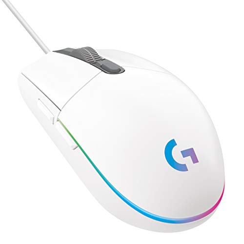 Logitech G203 LIGHTSYNC Ratón con iluminación RGB personalizable para gaming, 6 botones programables, sensor para gaming, seguimiento de hasta 8.000 dpi, peso ligero,G203 2ª Gen.,Blanco Logitech G203 LIGHTSYNC Ratón con iluminación RGB personalizable para gaming, 6 botones programables, sensor para gaming, seguimiento de hasta 8.000 dpi, peso ligero,G203 2ª Gen.,Blanco