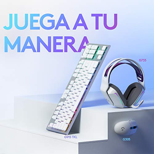 Logitech G305 Lightspeed Ratón Gaming Inalámbrico, Captor HERO 12,000 DPI, Ultra-ligero, Batería de 250h, Memoría Integrada, Compatible con PC/Mac , Versión Alemana , Blanco Logitech G305 Lightspeed Ratón Gaming Inalámbrico, Captor HERO 12,000 DPI, Ultra-ligero, Batería de 250h, Memoría Integrada, Compatible con PC/Mac , Versión Alemana , Blanco