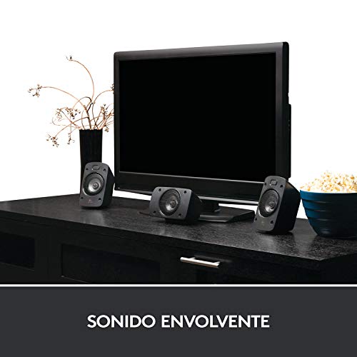 Logitech Z906 5.1 Sistema de Altavoces Sonido Envolvente THX, Certificado Dolby&DTS, 1000 W de Pico, Multi-Dispositivos, Entradas Audio Múltiples, Enchufe EU, PC/PS4/Xbox/TV/Móvil/Tablet Logitech Z906 5.1 Sistema de Altavoces Sonido Envolvente THX, Certificado Dolby&DTS, 1000 W de Pico, Multi-Dispositivos, Entradas Audio Múltiples, Enchufe EU, PC/PS4/Xbox/TV/Móvil/Tablet