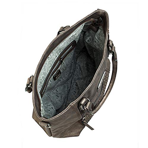 Lois - Bolso de Mujer Grande Tipo Shopping con Asas y Bandolera. Cuero PU Polipiel. cómodo y para Viaje Compras o Diario. Calidad y Estilo. 94381, Color Oro Lois - Bolso de Mujer Grande Tipo Shopping con Asas y Bandolera. Cuero PU Polipiel. cómodo y para Viaje Compras o Diario. Calidad y Estilo. 94381, Color Oro