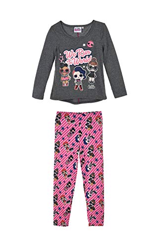 LOL Surprise – Conjunto de leggings y camiseta Shirt de manga larga para niña 5/6/7/8/9/10 años gris 9 años LOL Surprise – Conjunto de leggings y camiseta Shirt de manga larga para niña 5/6/7/8/9/10 años gris 9 años