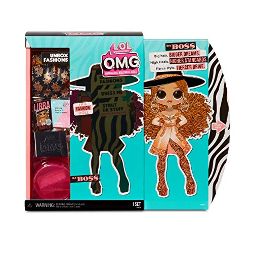 L.O.L. Surprise! Muñecas de Moda Coleccionables para Niñas - con 20 Sorpresas y Accesorios - Da Boss - O.M.G. Serie 3 L.O.L. Surprise! Muñecas de Moda Coleccionables para Niñas - con 20 Sorpresas y Accesorios - Da Boss - O.M.G. Serie 3