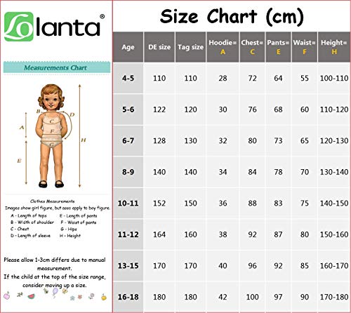 LOLANTA 2 Piezas de Ropa de Baile Callejero para niña Hip Hop, Sudadera Corta + Pantalones de chándal LOLANTA 2 Piezas de Ropa de Baile Callejero para niña Hip Hop, Sudadera Corta + Pantalones de chándal