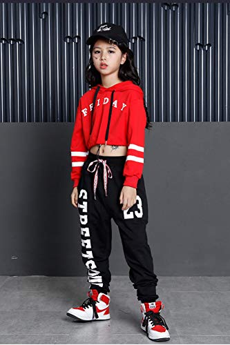 LOLANTA Traje de Baile de Jazz Moderno para niñas Traje de Baile Callejero para niños Traje de Baile Pop LOLANTA Traje de Baile de Jazz Moderno para niñas Traje de Baile Callejero para niños Traje de Baile Pop