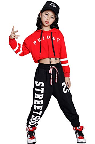 LOLANTA Traje de Baile de Jazz Moderno para niñas Traje de Baile Callejero para niños Traje de Baile Pop LOLANTA Traje de Baile de Jazz Moderno para niñas Traje de Baile Callejero para niños Traje de Baile Pop