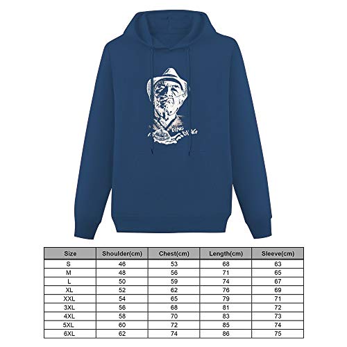 Long Sleeve Hooded Sweatshirt Hector Salamanca Ding Ding Design Personality Cotton Blend Hoody Navy XL Long Sleeve Hooded Sweatshirt Hector Salamanca Ding Ding Design Personality Cotton Blend Hoody Navy XL