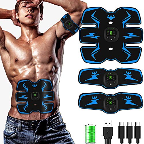 longeg Los músculos Abdominales del músculo estimulador Trainer EMS Abs aparatos de Ejercicios de Entrenamiento de Engranajes Electroestimulador tóner del Ejercicio en la Gimnasia casera