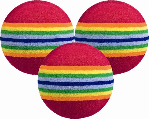 LONGRIDGE Übungsgolfbälle Schaumstoff Mehrfarbig 6-er Pack Set Pelotas de Espuma para práctica, Unisex, Multicolor LONGRIDGE Übungsgolfbälle Schaumstoff Mehrfarbig 6-er Pack Set Pelotas de Espuma para práctica, Unisex, Multicolor