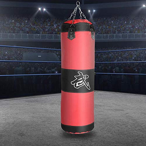 Longzhou Saco de Boxeo,Entrenamiento vacío Gancho de Boxeo Saco de Arena de Patada Lucha Karate Saco de Arena de Saco de Arena Saco de Arena(rojo-100cm) Longzhou Saco de Boxeo,Entrenamiento vacío Gancho de Boxeo Saco de Arena de Patada Lucha Karate Saco de Arena de Saco de Arena Saco de Arena(rojo-100cm)