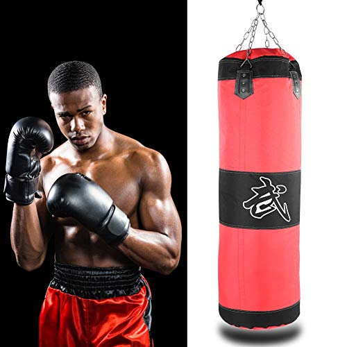 Longzhou Saco de Boxeo,Entrenamiento vacío Gancho de Boxeo Saco de Arena de Patada Lucha Karate Saco de Arena de Saco de Arena Saco de Arena(rojo-100cm) Longzhou Saco de Boxeo,Entrenamiento vacío Gancho de Boxeo Saco de Arena de Patada Lucha Karate Saco de Arena de Saco de Arena Saco de Arena(rojo-100cm)