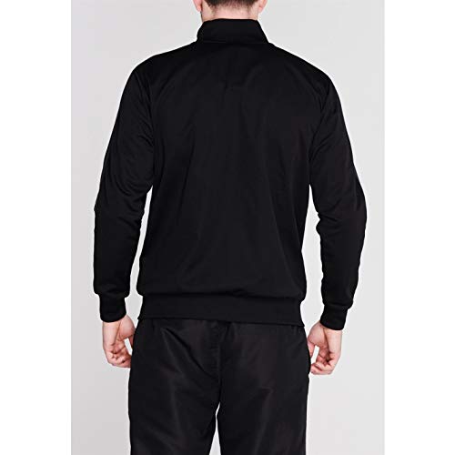 Lonsdale - Chaqueta deportiva casual con cierre de cremallera para hombre negro / carbón XX-Large Lonsdale - Chaqueta deportiva casual con cierre de cremallera para hombre negro / carbón XX-Large