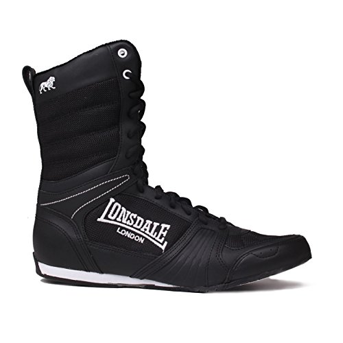 Lonsdale Hombre Contender Botas De Boxeo Negro/Blanco EU 42 (UK 8)