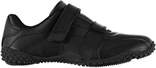 Lonsdale Hombre Fulham Zapatillas Deportivas Negro/Negro 42 EU