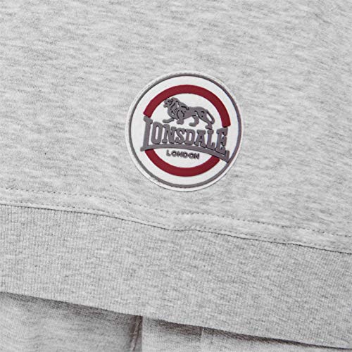 Lonsdale Hombre Sudadera con Capucha Sin Mangas De Box Gris Marga S Lonsdale Hombre Sudadera con Capucha Sin Mangas De Box Gris Marga S