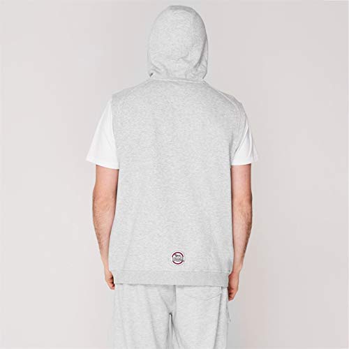 Lonsdale Hombre Sudadera con Capucha Sin Mangas De Box Gris Marga S Lonsdale Hombre Sudadera con Capucha Sin Mangas De Box Gris Marga S
