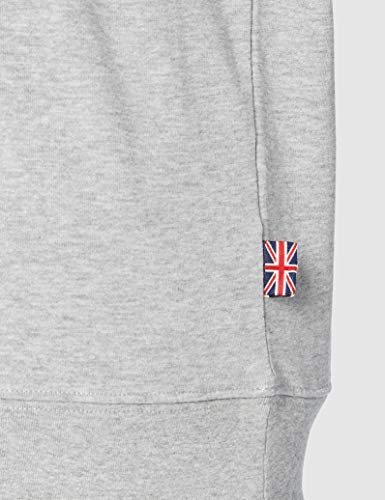 Lonsdale London Hethersett Sudadera, Marl Grey, Extra Large para Hombre