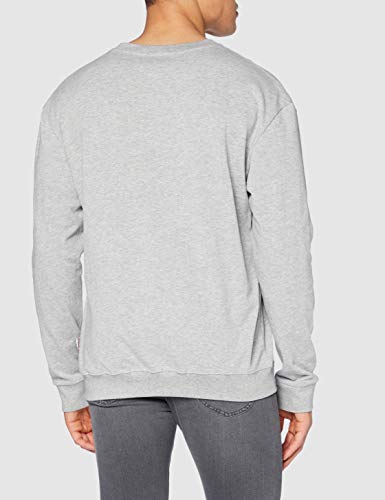 Lonsdale London Hethersett Sudadera, Marl Grey, Extra Large para Hombre