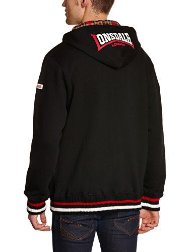 Lonsdale London Lancaster - Sudadera para hombre, Negro (Black), Medium (Talla del fabricante: Medium)