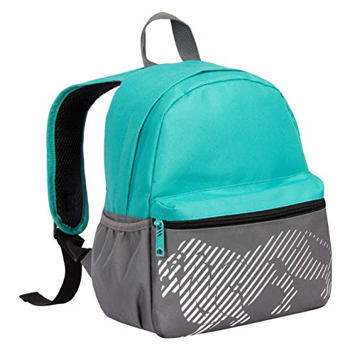 Lonsdale Mini mochila unisex con cremallera, carbón vegetal/verde azulado, talla única