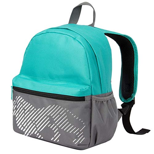 Lonsdale Mini mochila unisex con cremallera, carbón vegetal/verde azulado, talla única Lonsdale Mini mochila unisex con cremallera, carbón vegetal/verde azulado, talla única