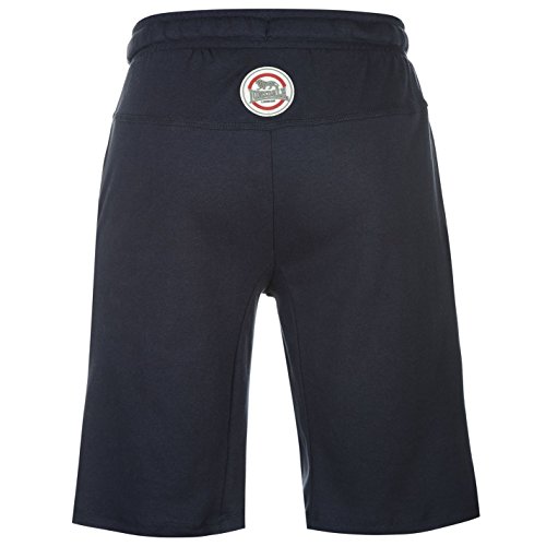 Lonsdale - Pantalones cortos de boxeo para hombre, pantalones deportivos azul marino S Lonsdale - Pantalones cortos de boxeo para hombre, pantalones deportivos azul marino S