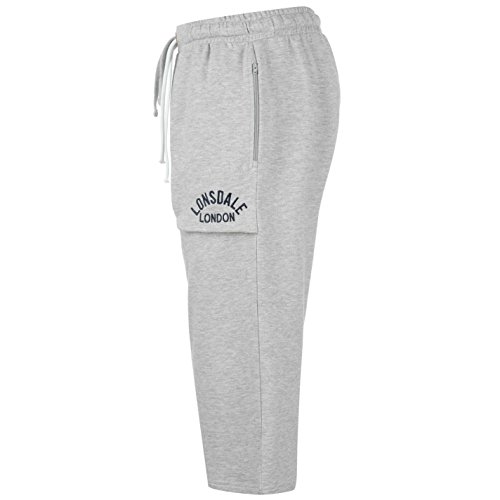 Lonsdale - Pantalones de boxeo para hombre gris XXL