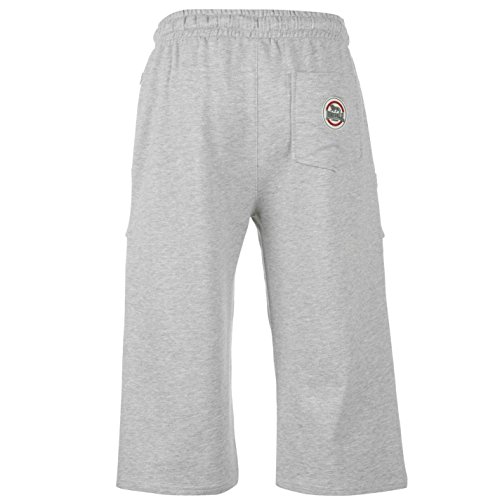 Lonsdale - Pantalones de boxeo para hombre gris XXL