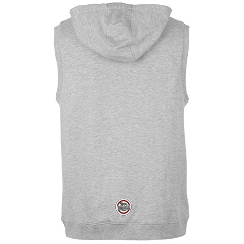 Lonsdale - Sudadera con capucha sin mangas para hombre gris L Lonsdale - Sudadera con capucha sin mangas para hombre gris L