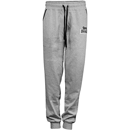 Lonsdale Two Tones Pantalones de Deporte, Gris, M para Hombre