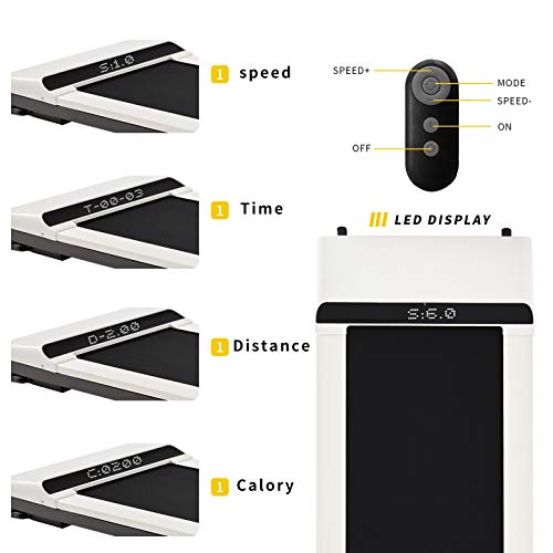 LONTEK Cinta de Correr Portátil con Ruedas Plegables, Cinta para Andar Plana y Delgada, Aplicaciòn Deportiva, sin Instalaciòn, Control Remoto, Máquina para Correr para Hogar/Oficina LONTEK Cinta de Correr Portátil con Ruedas Plegables, Cinta para Andar Plana y Delgada, Aplicaciòn Deportiva, sin Instalaciòn, Control Remoto, Máquina para Correr para Hogar/Oficina