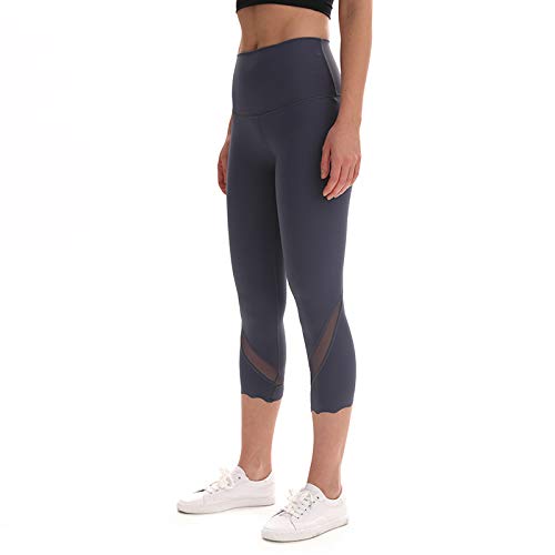 Loopo Salsa Leggings de yoga para mujer,Control de barriga Leggings de gimnasio Pantalones de correr de cintura alta Medias de entrenamiento deportivo Mujer casual 12 / 2XL morada