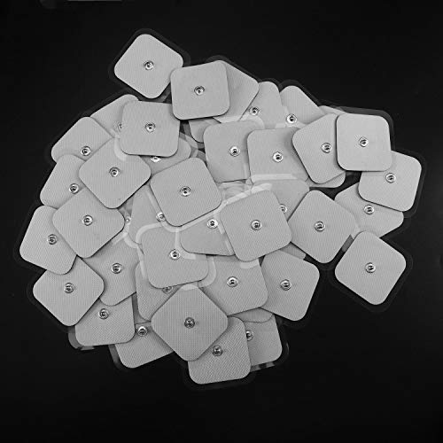 Lopbinte 50 Piezas Tens de Electrodos Almohadilla de Electrodos para Parches de Electrodos Autoadhesivos para MáQuinas de Terapia TENS Fisioterapia Lopbinte 50 Piezas Tens de Electrodos Almohadilla de Electrodos para Parches de Electrodos Autoadhesivos para MáQuinas de Terapia TENS Fisioterapia