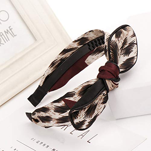 LOPILY Diadema de leopardo con lazo de moda Banda De Pelo para mujer Vintage Estilo Accesorios para El Cabello para niñas dulces Adecuado para salir de compras y fiestas(Beige) LOPILY Diadema de leopardo con lazo de moda Banda De Pelo para mujer Vintage Estilo Accesorios para El Cabello para niñas dulces Adecuado para salir de compras y fiestas(Beige)