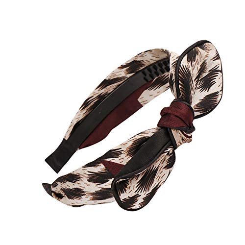 LOPILY Diadema de leopardo con lazo de moda Banda De Pelo para mujer Vintage Estilo Accesorios para El Cabello para niñas dulces Adecuado para salir de compras y fiestas(Beige) LOPILY Diadema de leopardo con lazo de moda Banda De Pelo para mujer Vintage Estilo Accesorios para El Cabello para niñas dulces Adecuado para salir de compras y fiestas(Beige)