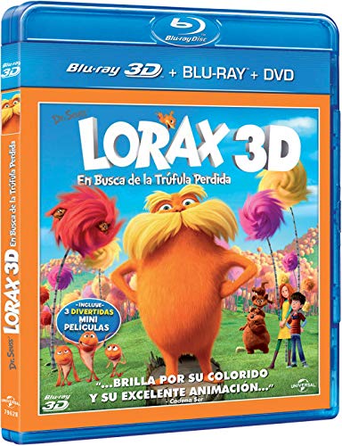 Lorax En Busca De La Trúfula Perdida (Bd Combo + Bd 3D) [Blu-ray]