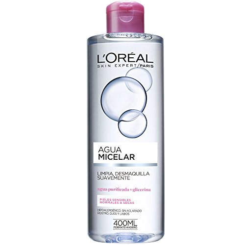 L'Oreal Paris Dermo Expertise Agua Micelar para Pieles Sensibles, Normales a Secas de L'Oréal Paris - 1 Unidad L'Oreal Paris Dermo Expertise Agua Micelar para Pieles Sensibles, Normales a Secas de L'Oréal Paris - 1 Unidad