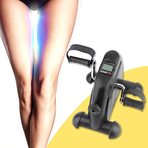 Lorenlli Mini Entrenador Ejercitador Ciclismo Fitness Equippemnt Pedal Bicicleta estática Interior silencioso Paso a Paso con Pantalla LCD Lorenlli Mini Entrenador Ejercitador Ciclismo Fitness Equippemnt Pedal Bicicleta estática Interior silencioso Paso a Paso con Pantalla LCD